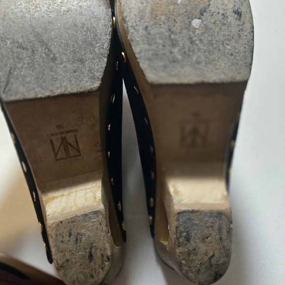 Tamara Mellon Grass Roots 80 Suede clogs Size 39/8 - Picture 13 of 14